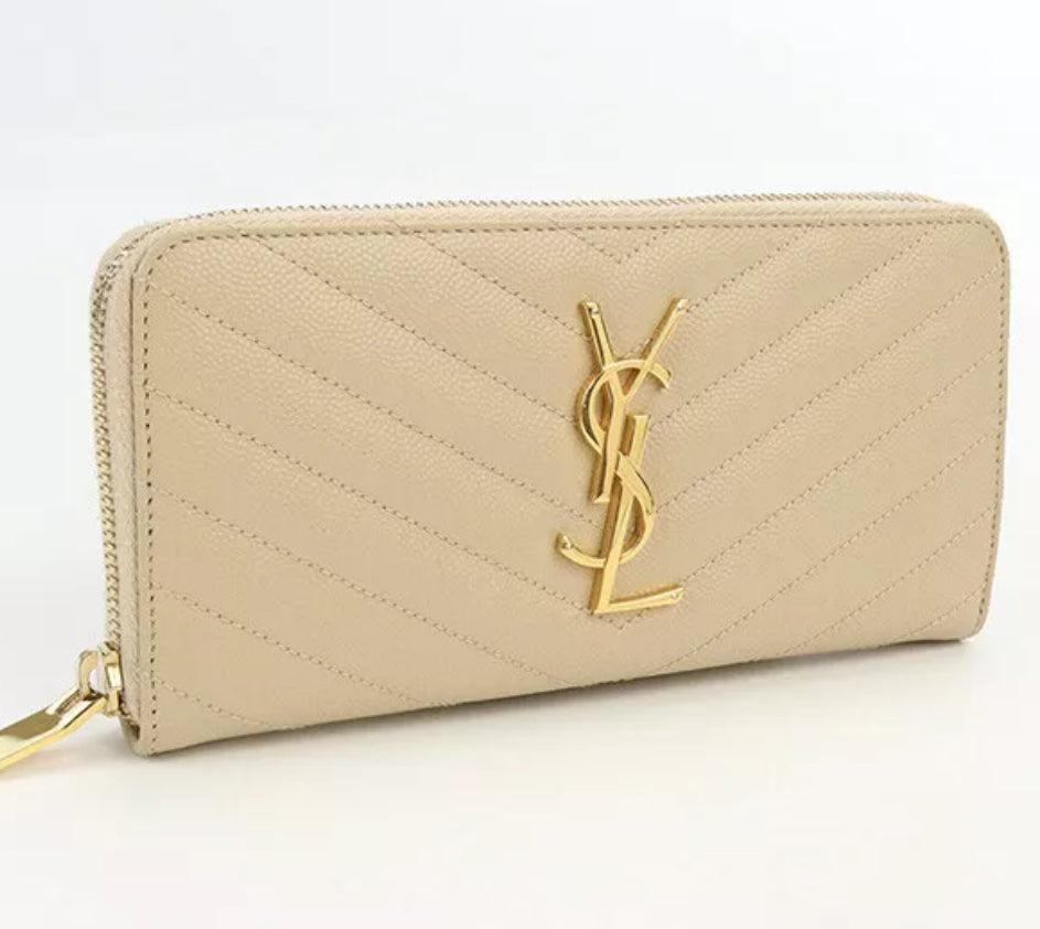 YSL CASSANDRE ZIPPY WALLET