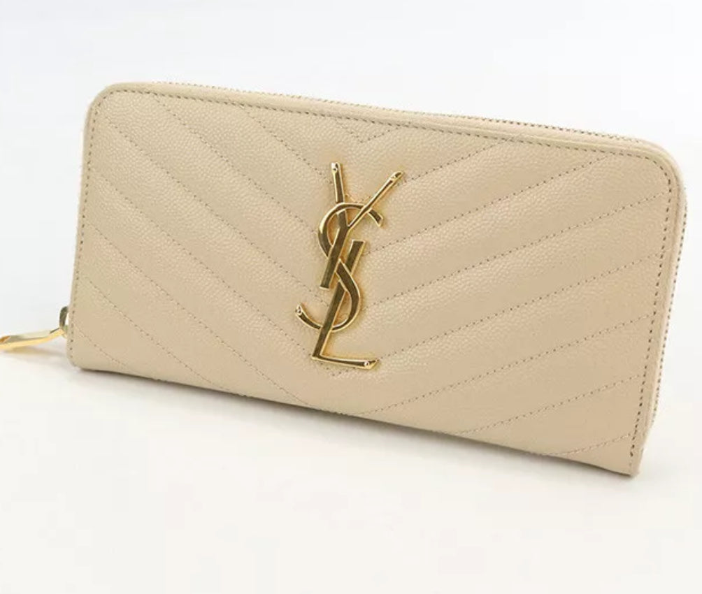 YSL CASSANDRE ZIPPY WALLET